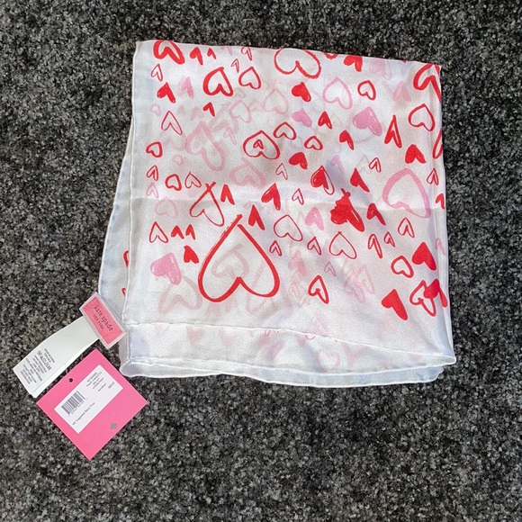 kate spade Accessories Kate Spade Heart Scarf Poshmark
